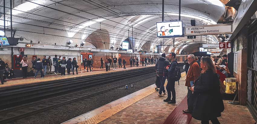 Plan metro Rome