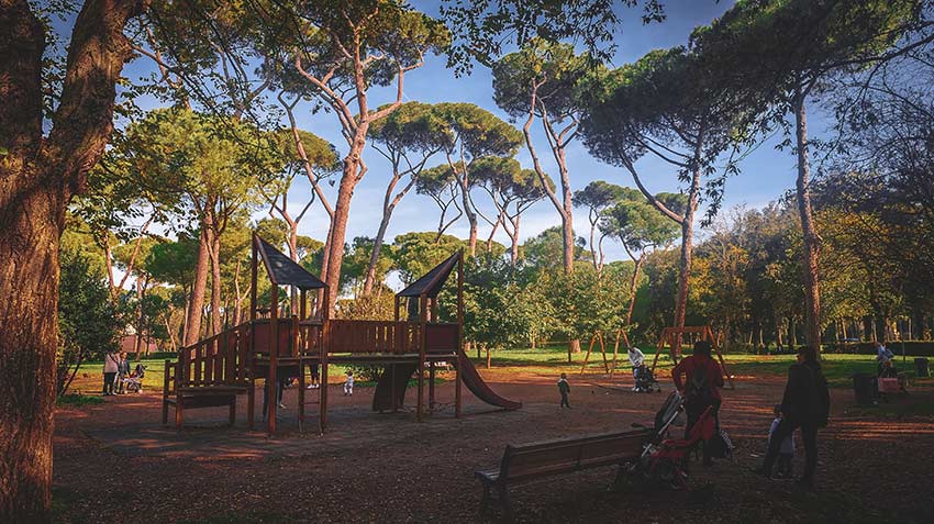 Parc Villa Borghese Rome
