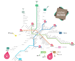 VISITER ROME | TELECHARGEZ LE PLAN METRO De ROME