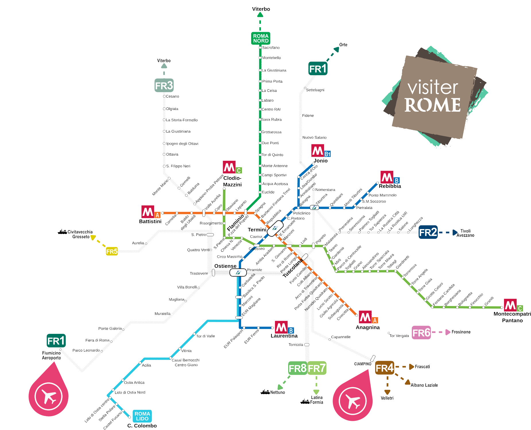 plan metro rome