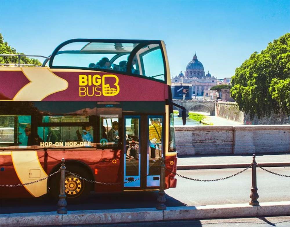 bus touristique rome