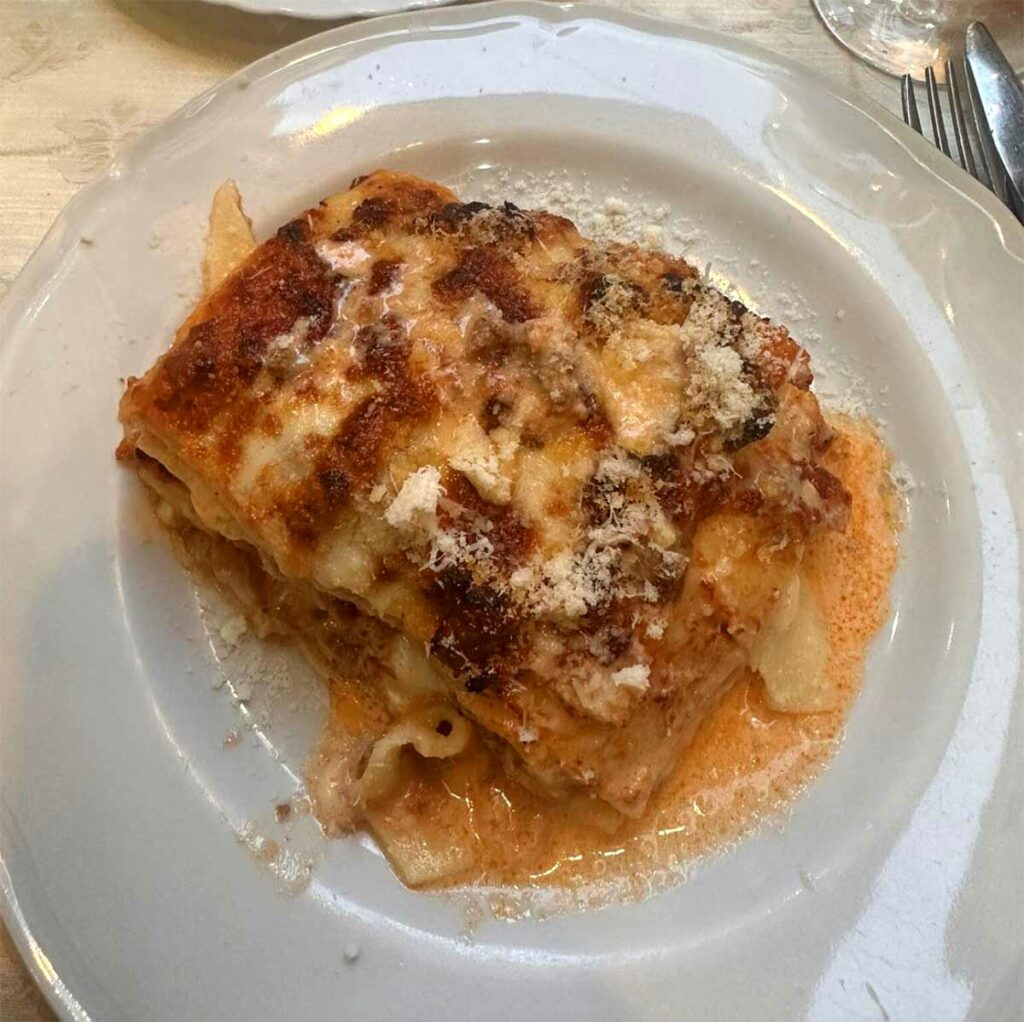 meilleures lasagnes rome