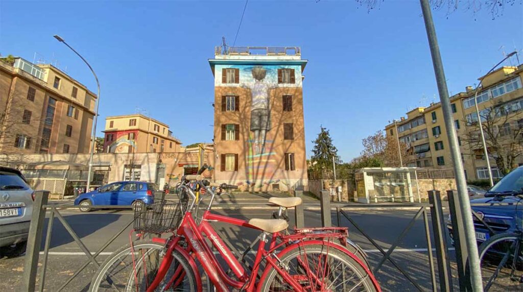 street art rome a velo